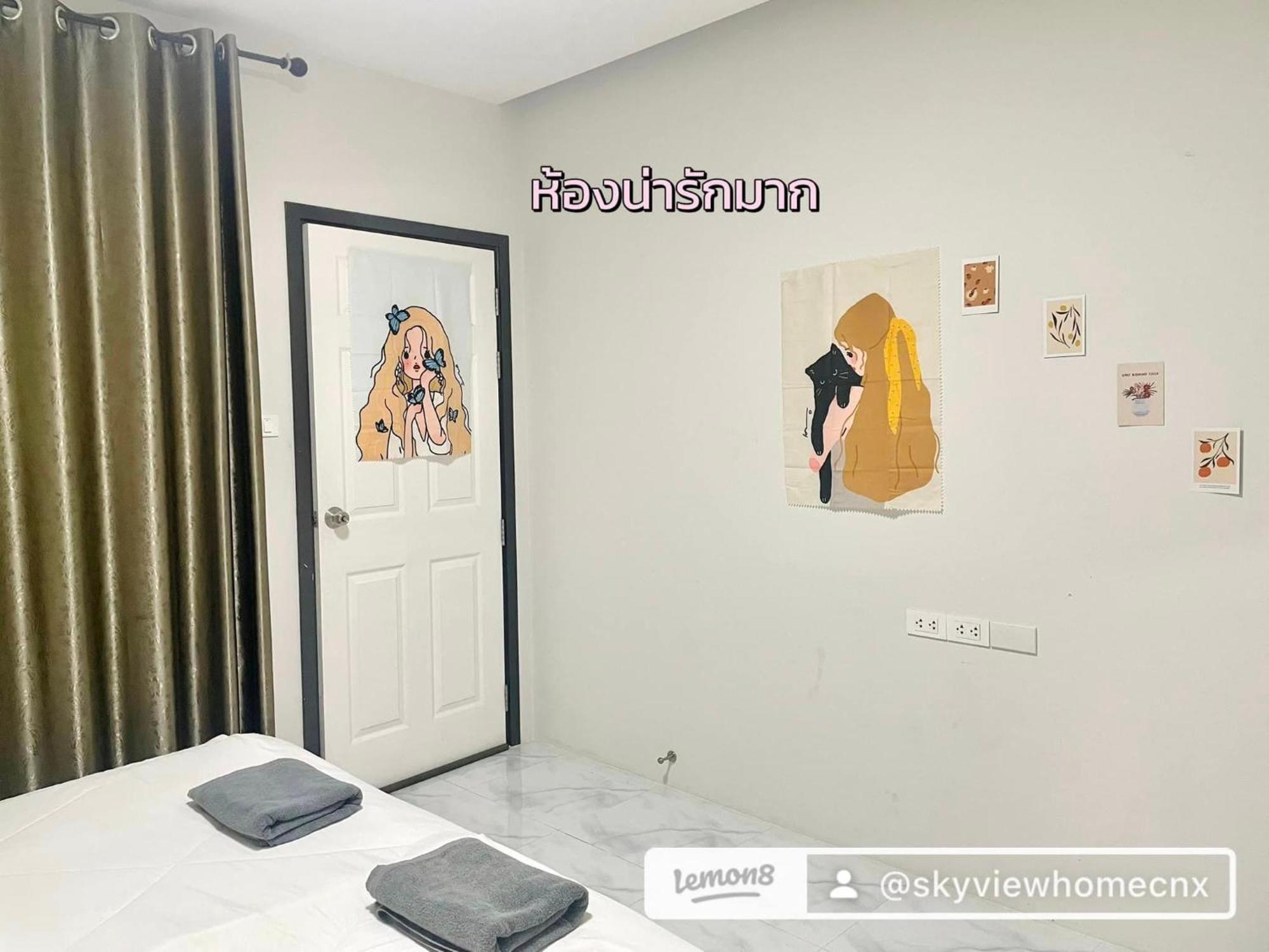 Sky View Home And Hostel Chiangmai Chiang Mai Esterno foto